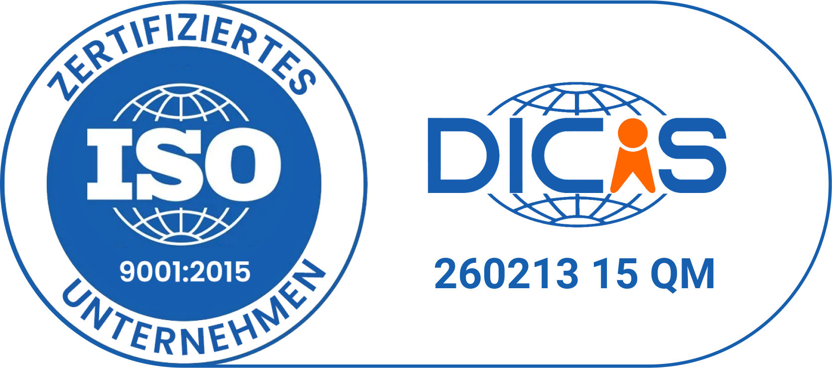 ISO 9001:2015 zertifiziert – DICIS